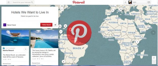 Pinterest Introduces Place Pins